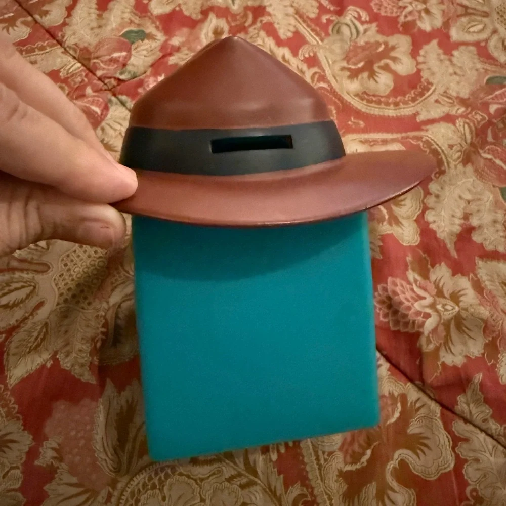 Disney Phineas and Ferb Agent Perry Plastic Collectible Coin Bank